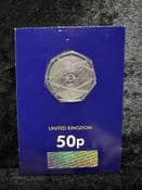 Great Britain, 2017 Isaac Newton 50p Coin , Unc in Card, CK186