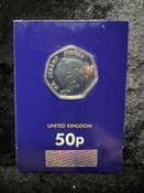 Great Britain, 2017 Jeremy Fisher 50p Coin , Unc in Card, CK200