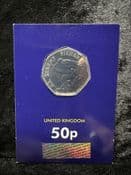 Great Britain, 2017 Jeremy Fisher 50p Coin , Unc in Card, CK230