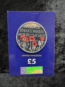 Great Britain, 2017 Remembrance Day 5 Pound Coin, Unc in CC Card, CK019