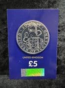 Great Britain, 2017 The Unicorn of Scotland 5 Pound Coin, Unc in CC Card, CK023