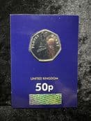 Great Britain, 2018 Flopsy Bunny 50p Coin , Unc in Card, CK184