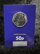 Great Britain, 2018 Peter Rabbit 50p Coin , Unc in Card, CK189