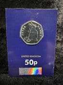 Great Britain, 2018 Peter Rabbit 50p Coin , Unc in Card, CK246