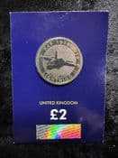 Great Britain, 2018 RAF Lightning 2 Pound Coin , Unc in Card, CK140