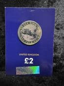 Great Britain, 2018 RAF Sea King 2 Pound Coin , Unc in Card, CK099