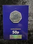 Great Britain, 2018 The Snowman 50p Coin , Unc in Card, CK183