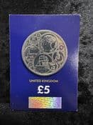 Great Britain, 2019 200th Anniversary of the Birth of Queen Vict 5 Pound Coin, Unc in CC Card, CK068