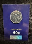 Great Britain, 2019 Four Minute Mile 50p Coin , Unc in Card, CK245