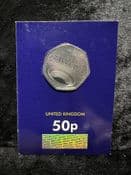 Great Britain, 2019 Stephen Hawking 50p Coin , Unc in Card, CK237