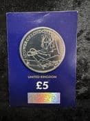 Great Britain, 2019 The Ceremony of the Keys 5 Pound Coin, Unc in CC Card, CK087