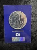 Great Britain, 2019 Yale of Beaufort 5 Pound Coin, Unc in CC Card, CK058