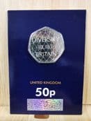 Great Britain, 2020 50 Pence (Diversity), BUNC Carded, OS432