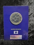 Great Britain, 2020 Mayflower 2 Pound Coin , Unc in Card, CK137