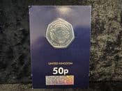 Great Britain, 2025 50p (VE Day Anniversary), Unc in CC Card, OS836