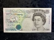 Great Britain, £5, Gill 1990 (B27), AEF, BKN2599