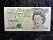 Great Britain, 5 Pounds, GM Gill 1990-91 (B58), EF, BKN2103