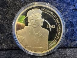 Great Britain, Gold Plated QEII Diamond Jubilee Medal 2012, No COA, OS630