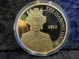 Great Britain, Gold Plated QEII Diamond Jubilee Medal 2012, No COA, OS631