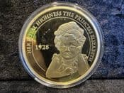 Great Britain, Gold Plated QEII Diamond Jubilee Medal 2012, No COA, OS632