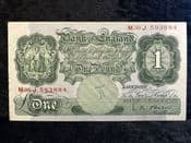 Great Britain, One Pound, O'Brien 1955 (M36J), AVF Graffiti, BKN2608
