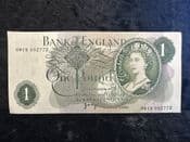 Great Britain, One Pound, Page 1970 (HW19), EF, BKN2556