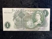 Great Britain, One Pound, Page 1970 (MU03 Replacement Note), EF, BKN2572