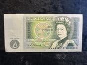 Great Britain, One Pound, Somerset 1981 (BY26), AEF, BKN2550
