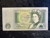 Great Britain, One Pound, Somerset 1981 (CT14), VF, BKN2697