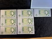 Great Britain, One Pound, Somerset 1981 (DT68, Consec Run of 7), EF, BKN2699