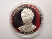 Great Britain, Silver (.925), 31g 1995 Medal (Queen Mother 95th), UNC, No COA, OS2211