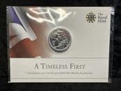 Great Britain, Silver (.999), 2013 1/2 oz £20 Coin (St George & the Dragon), Unc in Pack, BC5361
