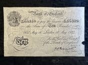 Great Britain, White £10, 1935 (Operation Bernhard Forgery), GVF, BKN2686