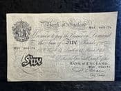 Great Britain, White £5, Beale 1949 (M83), GF, BKN2654