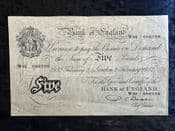 Great Britain, White £5, Beale 1952 (W92), GF, BKN2657