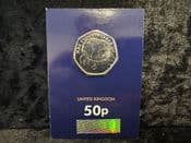 Great Britani, 2016 50p (Mrs Tiggy-Winkle). Unc in CC Card, OS848