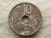 Greece, 10 Lepta 1912, Dirty F, CS13568