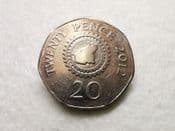 Guernsey, 20 Pence 2012, VF, CS7976