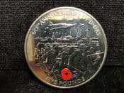 Guernsey, 2004 £5 Coin (D-Day Anniversary), No COA, OS1492