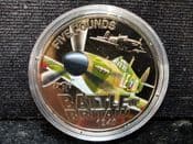 Guernsey, 2010 £5 (Hawker Hurricane, Coloured), No COA, OS1213