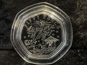 Guernsey, 2020 50p Coin (Away in a Manger), UNC, OS902