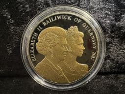 Guernsey, 5 Pounds 2012 (QEII Diamond Jubilee), No COA, OS651