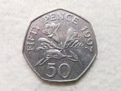Guernsey, 50 Pence 1997, VF, CS11041