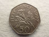 Guernsey, 50 Pence 1997, VF, CS12570