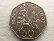 Guernsey, 50 Pence 1997, VF, CS12687