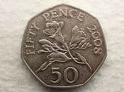 Guernsey, 50 Pence 2008, VF, CS12698