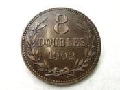 Guernsey, 8 Doubles 1902 H, GF, CS6931
