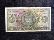 Guernsey, One Pound (1969-75, Hodder), VG, BKN2115