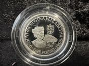 Guernsey, Silver (.925), One Pound 1996 (QEII Birthday), No COA, OS657