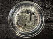 Guernsey, Silver (.925), One Pound 1997 (QEII Golden Wedding), No COA, OS701
